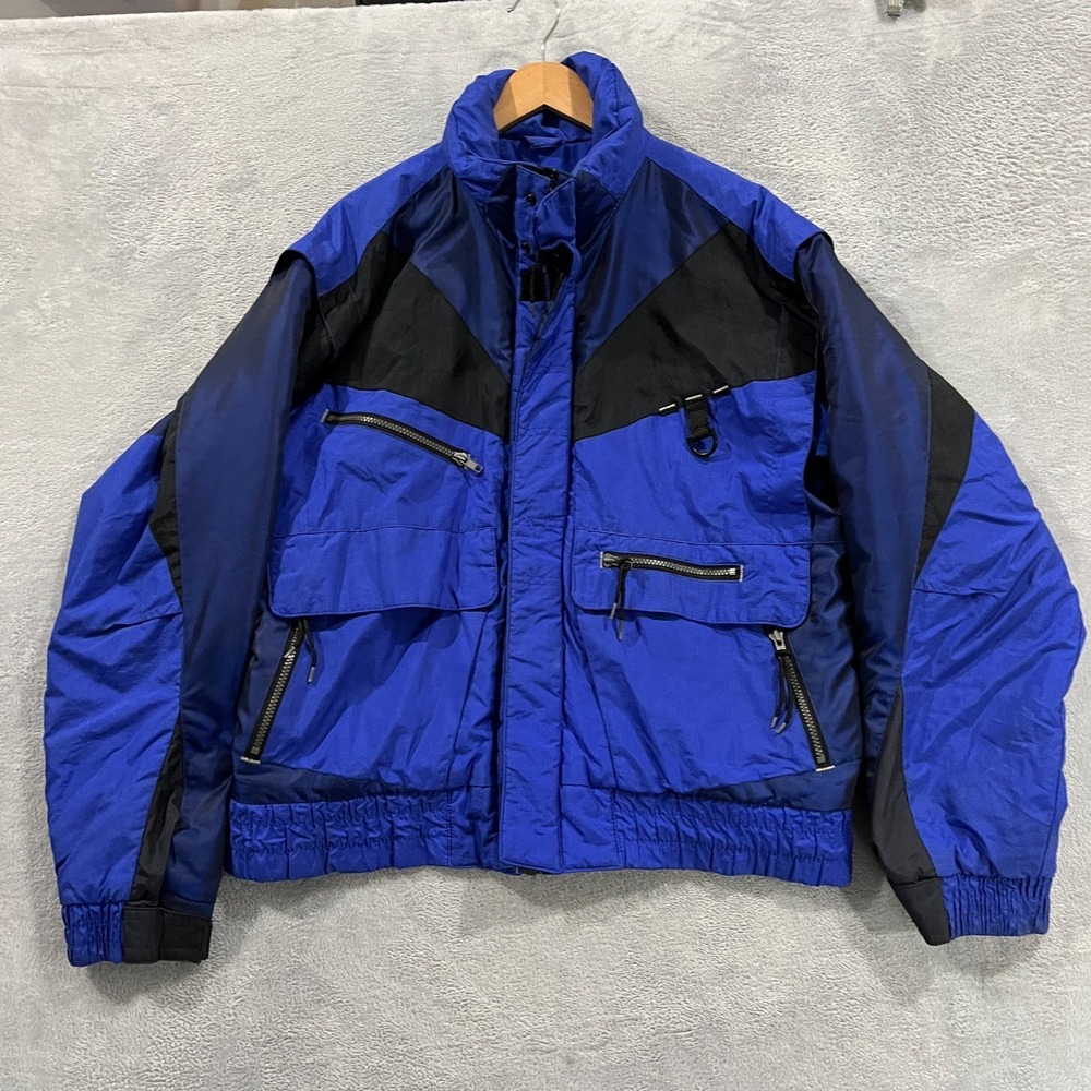 Vintage Mountain Goat Ski Snowboard Jacket Mens‎ Medium Retro 90s Insulated